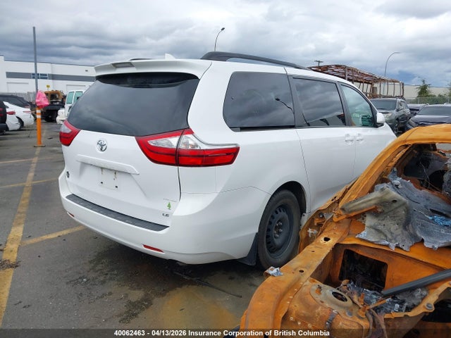 2019 Toyota Sienna Le მანქანა იყიდება აუქციონზე, vin: 5TDKZ3DC7KS014448, აუქციონის ნომერი: 40062463