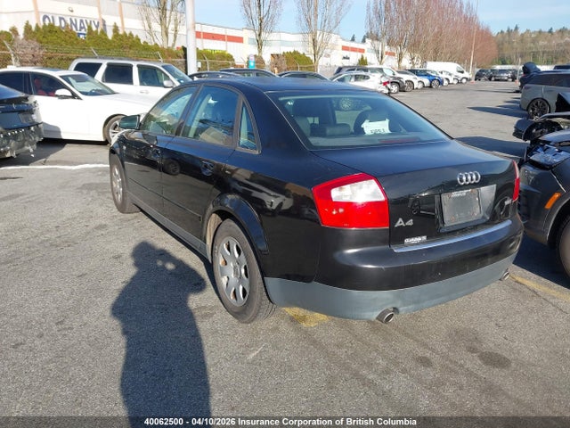 2003 Audi A4 მანქანა იყიდება აუქციონზე, vin: WAUJC68EX3A398330, აუქციონის ნომერი: 40062500