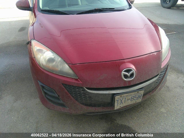 Продажа на аукционе авто 2010 Mazda Mazda3 Gs/gx, vin: JM1BL1SFXA1188027, номер лота: 40062522