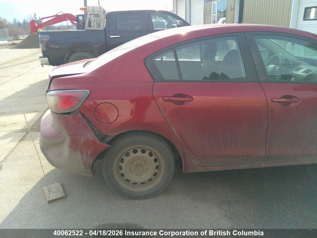 Продажа на аукционе авто 2010 Mazda Mazda3 Gs/gx, vin: JM1BL1SFXA1188027, номер лота: 40062522