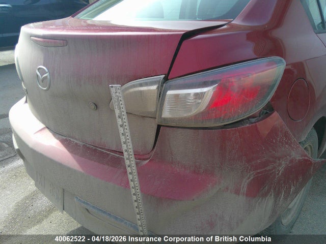 Продажа на аукционе авто 2010 Mazda Mazda3 Gs/gx, vin: JM1BL1SFXA1188027, номер лота: 40062522