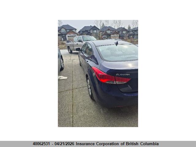 40062531 :رقم المزاد ، 5NPDH4AE1DH187656 vin ، 2013 Hyundai Elantra Gls/limited مزاد بيع