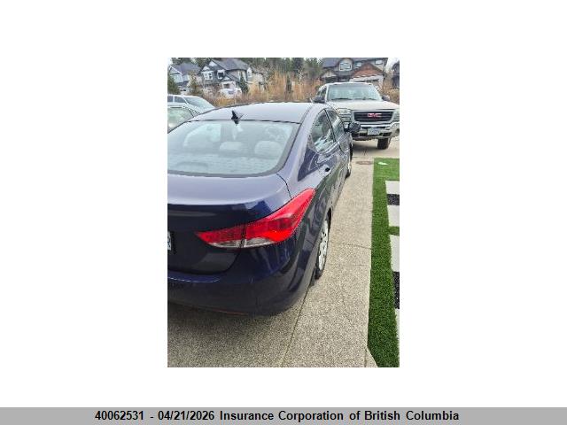 40062531 :رقم المزاد ، 5NPDH4AE1DH187656 vin ، 2013 Hyundai Elantra Gls/limited مزاد بيع