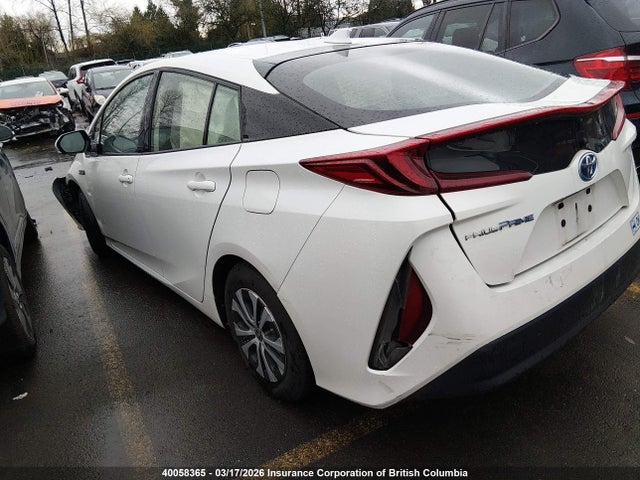 40058365 :رقم المزاد ، JTDKARFP6L3133637 vin ، 2020 Toyota Prius Prime Le/xle/limited مزاد بيع