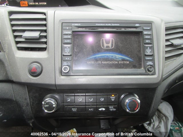 Продаж на аукціоні авто 2012 Honda Civic, vin: 2HGFG4A50CH100043, номер лоту: 40062536