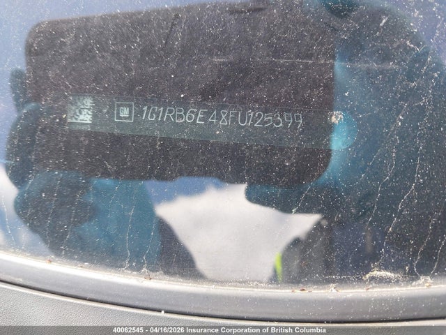 2015 Chevrolet Volt მანქანა იყიდება აუქციონზე, vin: 1G1RB6E48FU125399, აუქციონის ნომერი: 40062545