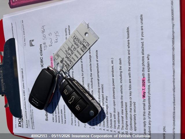 Aukcja sprzedaży 2016 Audi Q3, vin: WA1GFCFS4GR005547, numer aukcji: 40062553