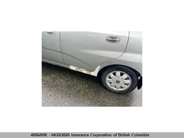 2005 Chevrolet Aveo მანქანა იყიდება აუქციონზე, vin: KL1TG62645B403706, აუქციონის ნომერი: 40062608