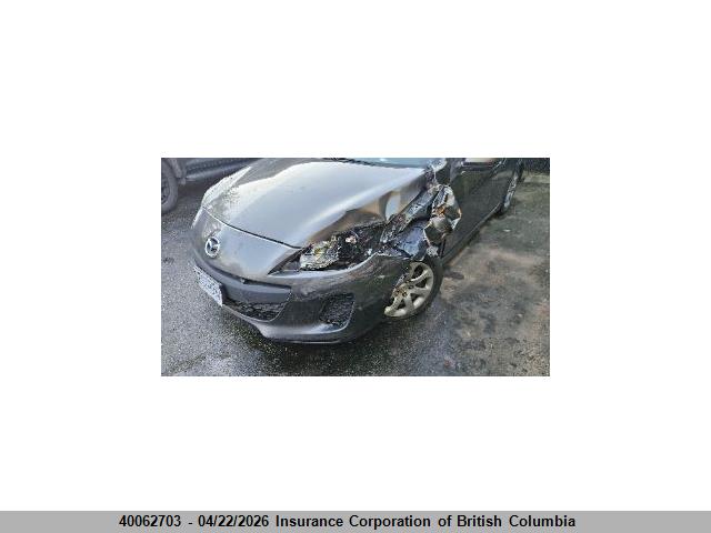 Aukcja sprzedaży 2013 Mazda 3 I, vin: JM1BL1L78D1775547, numer aukcji: 40062703