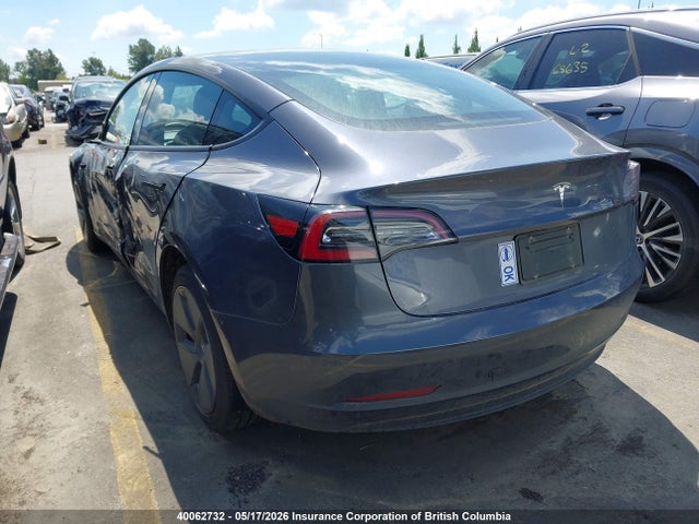 Продажа на аукционе авто 2023 Tesla Model 3, vin: 5YJ3E1EA9PF481884, номер лота: 40062732