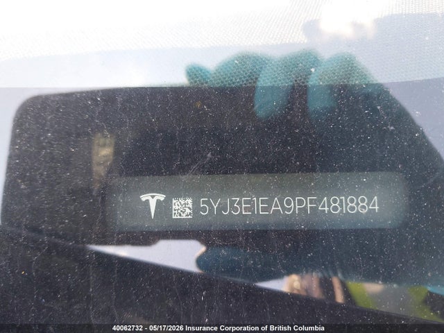 Продажа на аукционе авто 2023 Tesla Model 3, vin: 5YJ3E1EA9PF481884, номер лота: 40062732