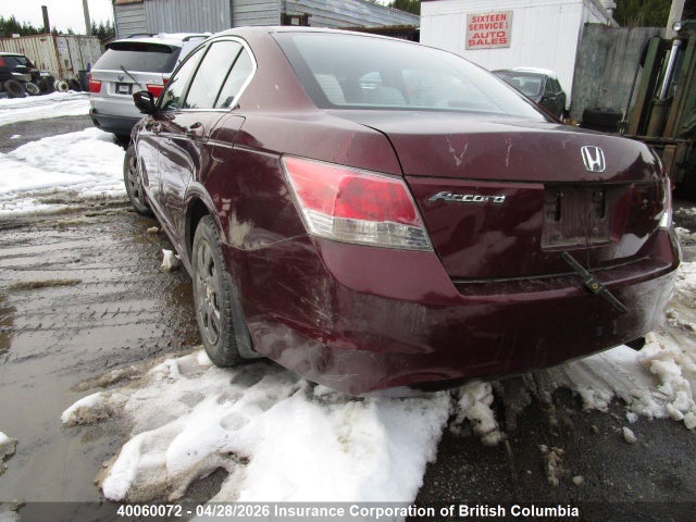 Aukcja sprzedaży 2008 Honda Accord Lx, vin: 1HGCP26378A808553, numer aukcji: 40060072