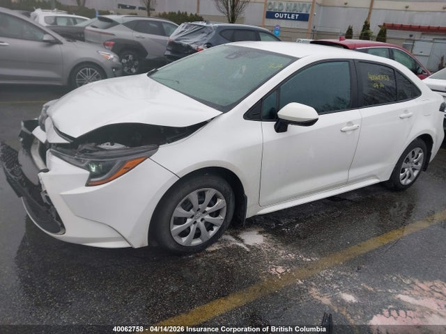 2022 Toyota Corolla Le/xle მანქანა იყიდება აუქციონზე, vin: 5YFBPMBE8NP363115, აუქციონის ნომერი: 40062758