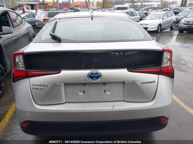 JTDL9RFUXK3003619 Toyota Prius
