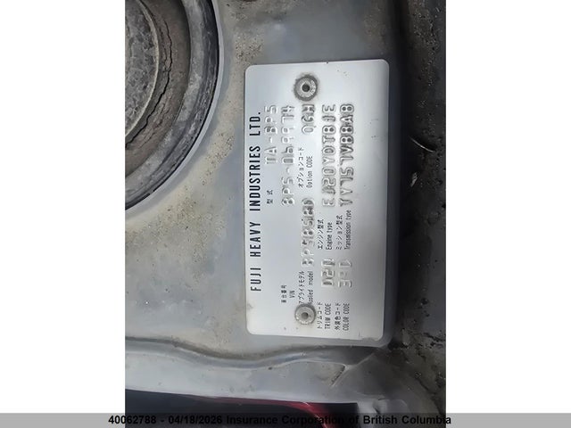 Aukcja sprzedaży 2005 Subaru Legacy, vin: BP5069974, numer aukcji: 40062788
