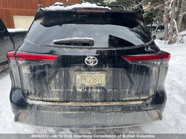 5TDDZRBH0NS170636 Toyota Highlander Limited/platinum