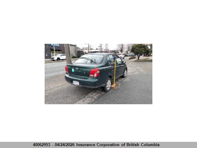 40062953 :رقم المزاد ، JTDBT123410155505 vin ، 2001 Toyota Echo مزاد بيع