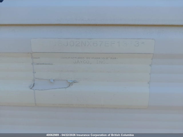 Aukcja sprzedaży 2006 Jayco Jay Flight, vin: 1UJBJ02NX67EF1353, numer aukcji: 40062989
