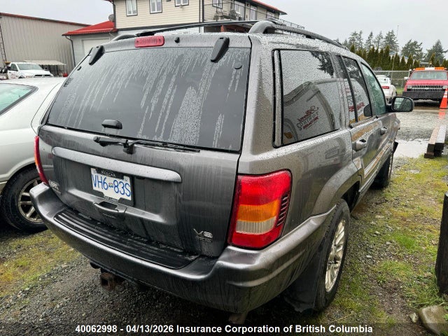 Aukcja sprzedaży 2003 Jeep Grand Cherokee Limited, vin: 1J8GW58J73C599790, numer aukcji: 40062998