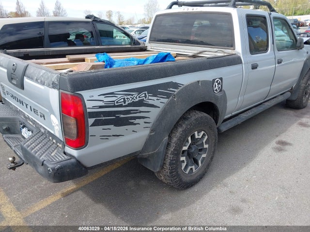 2002 Nissan Frontier Crew Cab Xe/crew Cab Se მანქანა იყიდება აუქციონზე, vin: 1N6ED29Y92C339353, აუქციონის ნომერი: 40063029