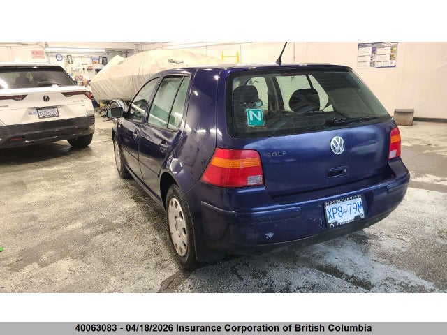 40063083 :رقم المزاد ، 9BWGK21J934077304 vin ، 2003 Volkswagen Golf مزاد بيع