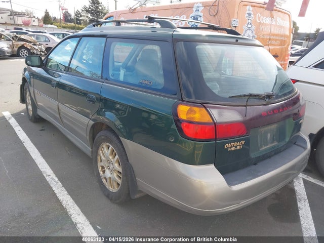 Aukcja sprzedaży 2001 Subaru Legacy Outback H6 3.0 Vdc, vin: 4S3BH896217635396, numer aukcji: 40063123