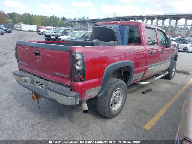 40063131 :رقم المزاد ، 1GCHK232X5F836506 vin ، 2005 Chevrolet Silverado K2500 Heavy Duty مزاد بيع