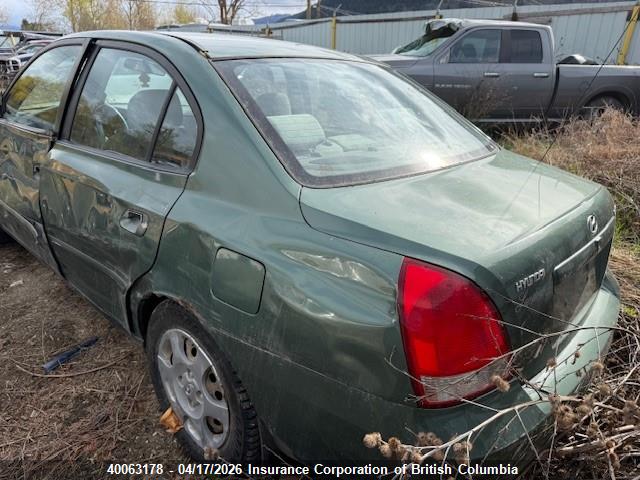 Aukcja sprzedaży 2003 Hyundai Elantra Gls/gt, vin: KMHDN45D23U591995, numer aukcji: 40063178