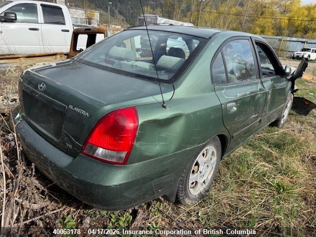 Aukcja sprzedaży 2003 Hyundai Elantra Gls/gt, vin: KMHDN45D23U591995, numer aukcji: 40063178
