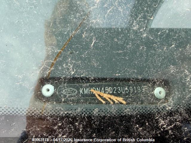 Aukcja sprzedaży 2003 Hyundai Elantra Gls/gt, vin: KMHDN45D23U591995, numer aukcji: 40063178