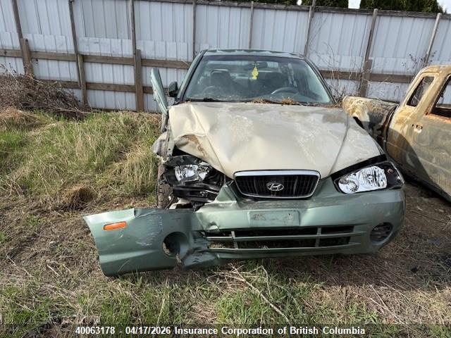 Aukcja sprzedaży 2003 Hyundai Elantra Gls/gt, vin: KMHDN45D23U591995, numer aukcji: 40063178