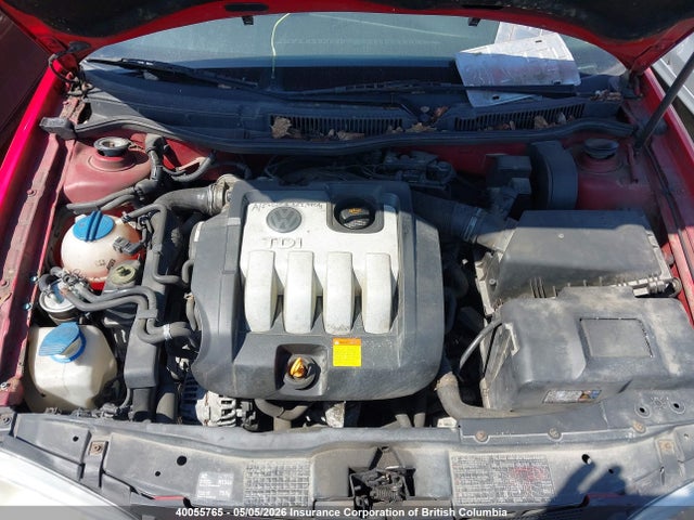 2005 Volkswagen Golf Gls Tdi მანქანა იყიდება აუქციონზე, vin: 9BWGR61J254026555, აუქციონის ნომერი: 40055765