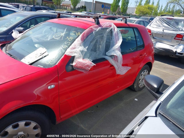2005 Volkswagen Golf Gls Tdi მანქანა იყიდება აუქციონზე, vin: 9BWGR61J254026555, აუქციონის ნომერი: 40055765