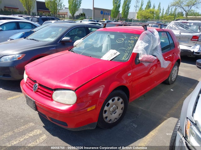 2005 Volkswagen Golf Gls Tdi მანქანა იყიდება აუქციონზე, vin: 9BWGR61J254026555, აუქციონის ნომერი: 40055765
