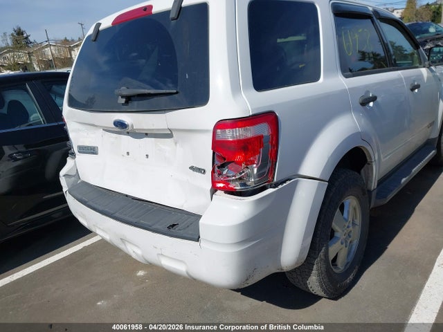 2008 Ford Escape Xlt მანქანა იყიდება აუქციონზე, vin: 1FMCU931X8KE52642, აუქციონის ნომერი: 40061958