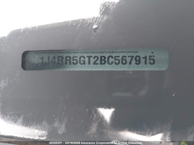 Aukcja sprzedaży 2011 Jeep Grand Cherokee Limited, vin: 1J4RR5GT2BC567915, numer aukcji: 40058201