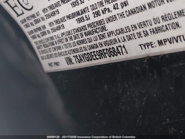 Продажа на аукционе авто 2024 Tesla Model Y, vin: 7SAYGDEE9RF068471, номер лота: 40058120