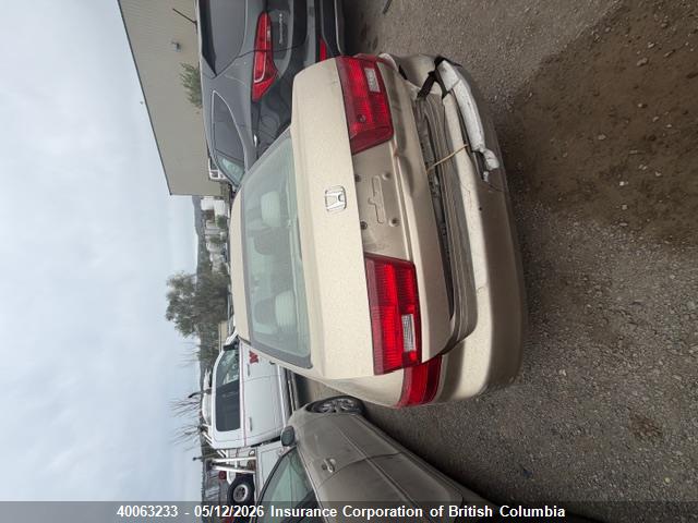 2005 Honda Accord Lx-g მანქანა იყიდება აუქციონზე, vin: 1HGCM56495A815020, აუქციონის ნომერი: 40063233
