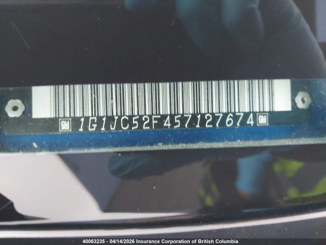 40063235 :رقم المزاد ، 1G1JC52F457127674 vin ، 2005 Chevrolet Cavalier مزاد بيع