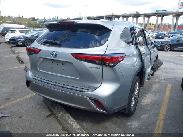 2021 Toyota Highlander Hybrid Platinum მანქანა იყიდება აუქციონზე, vin: 5TDEBRCH6MS029818, აუქციონის ნომერი: 40063245