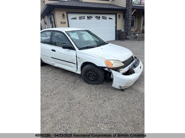 Aukcja sprzedaży 2001 Honda Civic, vin: 2HGES16331H911753, numer aukcji: 40063256