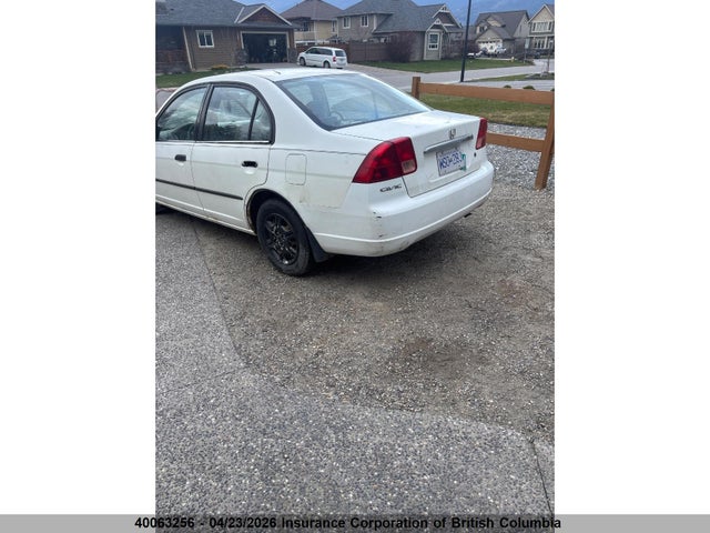 Aukcja sprzedaży 2001 Honda Civic, vin: 2HGES16331H911753, numer aukcji: 40063256