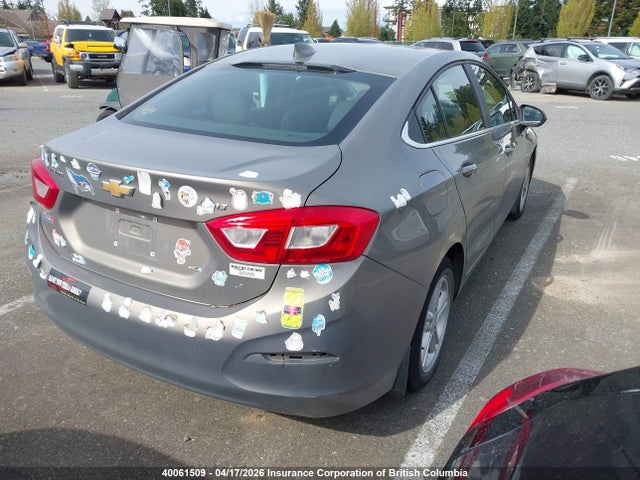 2017 Chevrolet Cruze Lt მანქანა იყიდება აუქციონზე, vin: 3G1BE5SM4HS561886, აუქციონის ნომერი: 40061509