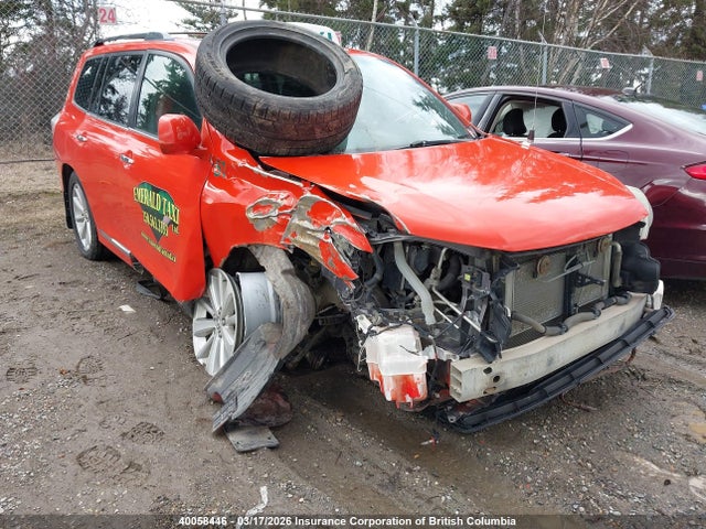 2012 Toyota Highlander Hybrid Hybrid მანქანა იყიდება აუქციონზე, vin: JTEBC3EHXC2007509, აუქციონის ნომერი: 40058446