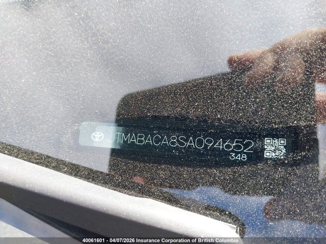 2025 Toyota Bz4x Xle/limited/night Shade მანქანა იყიდება აუქციონზე, vin: JTMABACA8SA094652, აუქციონის ნომერი: 40061601