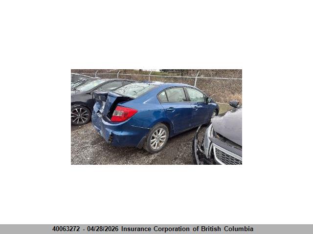 Aukcja sprzedaży 2012 Honda Civic, vin: 2HGFB2F9XCH005973, numer aukcji: 40063272