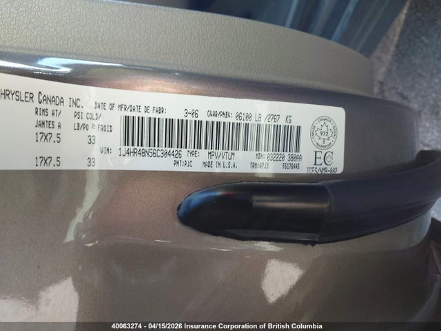 Aukcja sprzedaży 2006 Jeep Grand Cherokee Laredo/columbia/freedom, vin: 1J4HR48N56C304426, numer aukcji: 40063274
