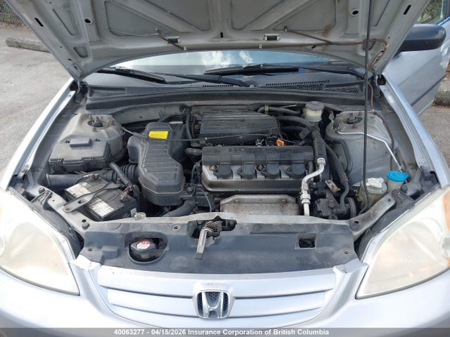 Продаж на аукціоні авто 2003 Honda Civic, vin: 2HGES16403H900415, номер лоту: 40063277