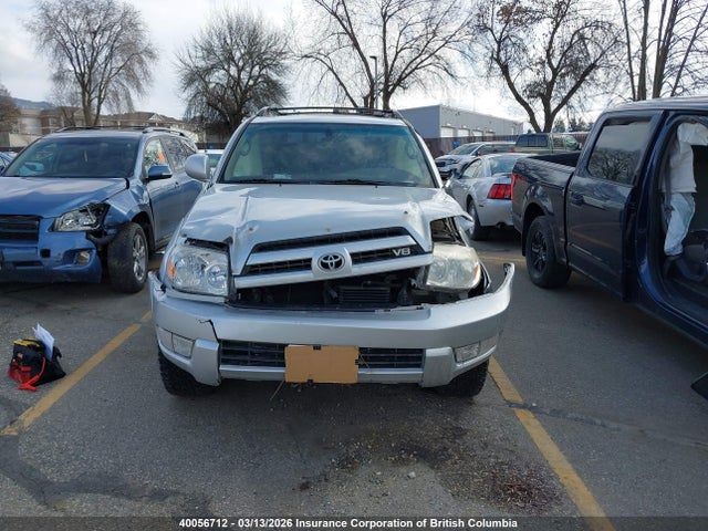 2005 Toyota 4runner Limited მანქანა იყიდება აუქციონზე, vin: JTEBT17R450050106, აუქციონის ნომერი: 40056712