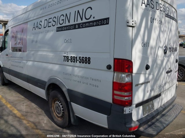 Продаж на аукціоні авто 2015 Mercedes-benz Sprinter 2500, vin: WD3BE8DC6F5997864, номер лоту: 40063296